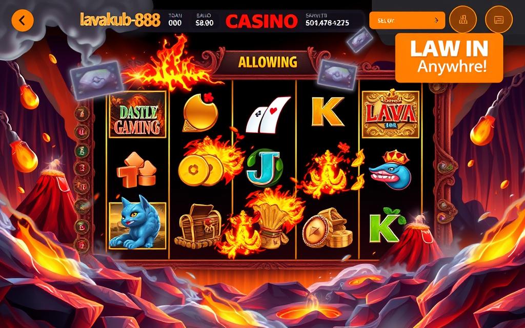 เกมสล็อตออนไลน์ lava slot